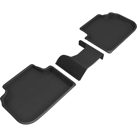 3D Maxpider Kagu R2 Floor Mat for 2020-2021 BMW 2 Series Gran Coupe, Black L1BM11121509